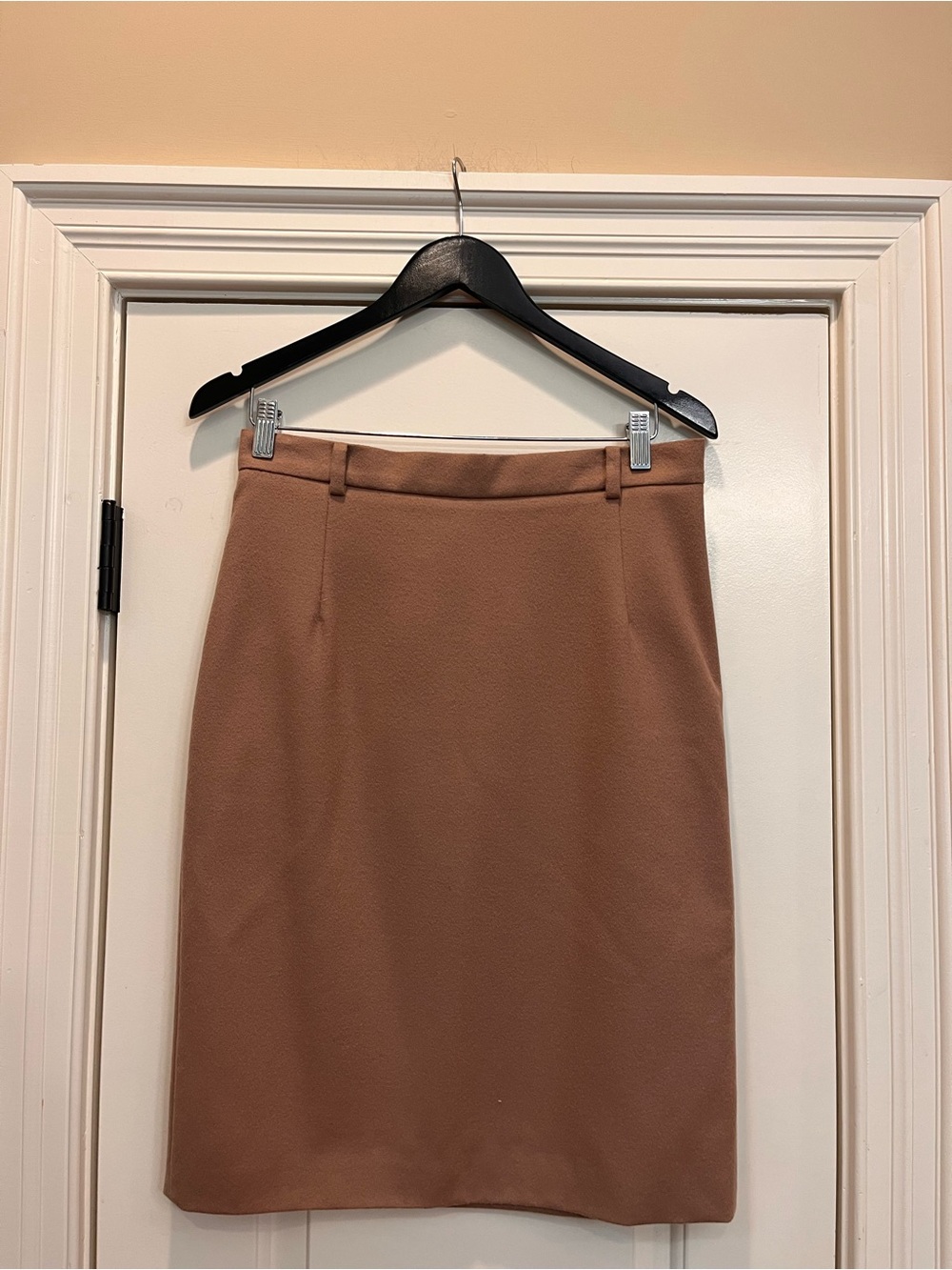 MaxMara Camel Pencil Skirt- 100% Virgin Wool